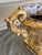 Vintage Large French Baroque Cast Metal Polychrome Water Gilt Vase Jardiniére For Sale - Image 13 of 13