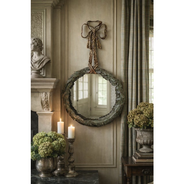 A stunning vintage Hollywood Regency-style wall mirror by LaBarge, made in Italy. This beautifully detailed mirror...