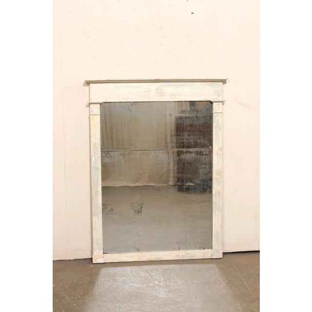 French 19th Century French Wall Mirror with Original Glass For Sale - Image 3 of 11