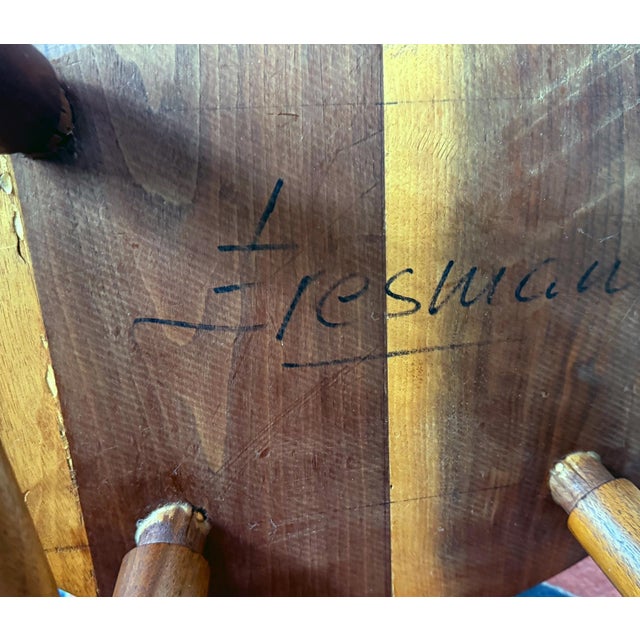 Set of Four Captain Chairs by George Nakashima For Sale - Image 9 of 17