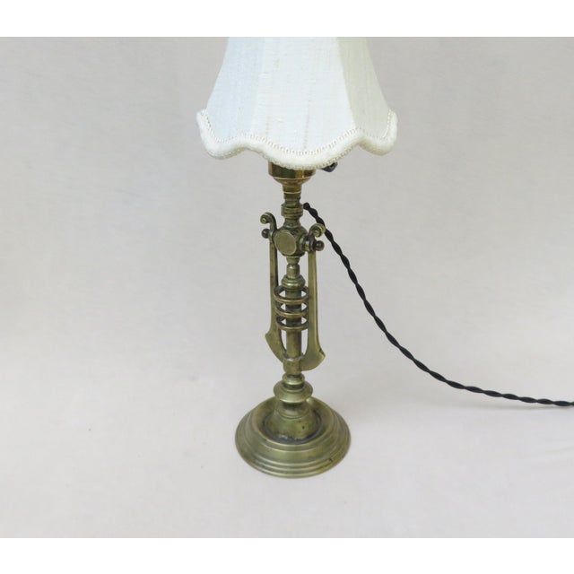 Art Nouveau Bronze Table Lamp For Sale - Image 17 of 18