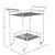 Naya Polished Chrome Bar Cart With Smoke Acrylic Shelves For Sale - Image 18 of 18