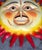 Monumental Signed Sergio Bustamante "Un Hombre con Bigote" Smiling Sun Sculpture For Sale In West Palm - Image 6 of 18