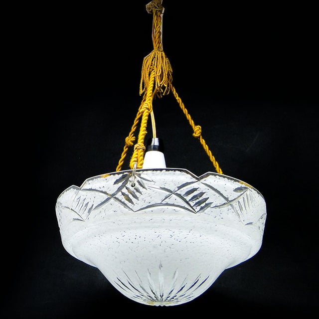 Art Deco Ample Lamp, Poland, 1950s For Sale - Image 15 of 15