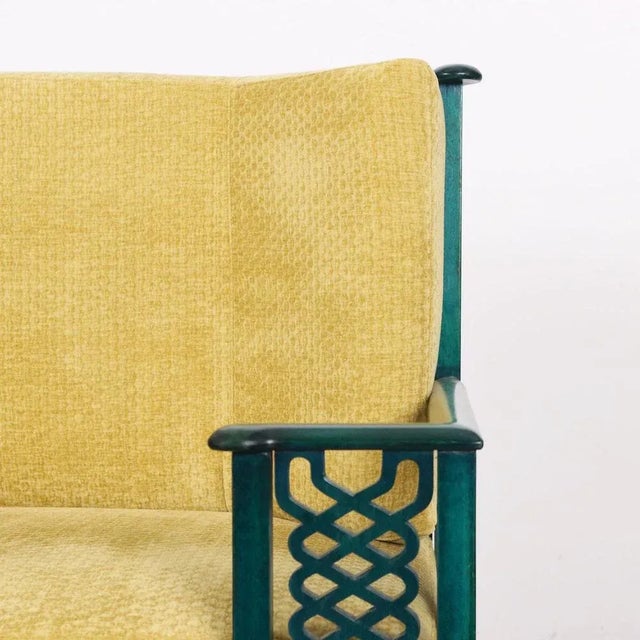 Vintage Prototype of Armchair in Foam and Velvet, 1980s For Sale - Image 5 of 11