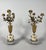 Louis XVI style mantel clock and floral candelabra. For Sale - Image 9 of 9
