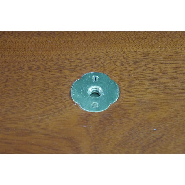 Mid 20th Century Baker Furniture Expandable Party Butler Mahogany Removable Serving Tray Table For Sale - Image 12 of 18