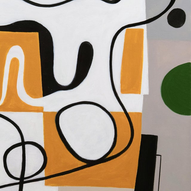 2020s 'Palm Desert Abstract' by Gary Janis, 2024, Large Framed Biomorphic Abstract, Automatism For Sale - Image 5 of 9