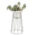 Metal Black Cibele Plant Stands by OK Design, Set of 3 For Sale - Image 7 of 8