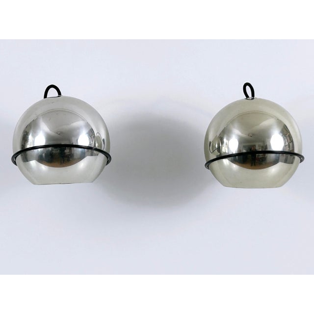 Gino Sarfatti Model 232/G Spherical Sconces by Gino Sarfatti for Arteluce, Italy, 1961, Set of 2 For Sale - Image 4 of 18