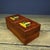 Art Nouveau Vintage Rosewood Box With Mother-of-Pearl Guanyin Inlay For Sale - Image 3 of 9