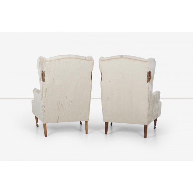 Luigi Caccia Dominioni Pair of Ambrosianeum High-Back Lounge Chairs for Azucena, 1955 For Sale - Image 13 of 13