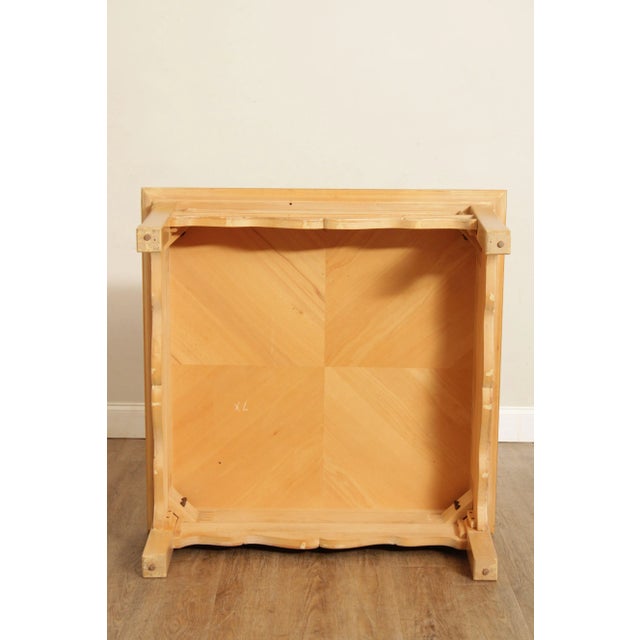 The Guild Hall French Country Style Carved and Painted Coffee Table For Sale - Image 12 of 12