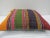 This is a pillow cover made from a vintage kilim rug. The piece was properly washed and ready to use. Pillow inserts not...