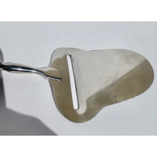 1930s Georg Jensen Sterling Cheese Plane Cactus Pattern For Sale - Image 5 of 6