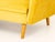 Late 20th Century Contemporary Yellow Velvet Upholstered Convertible Sofa For Sale - Image 5 of 8