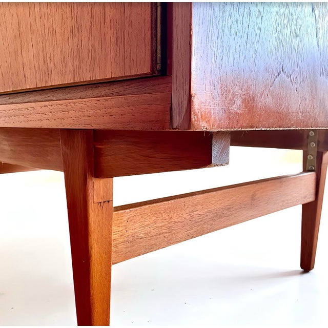 Small Mid-Century Scandinavian Modern Wardrobe in Teak Veneer, 1960s For Sale - Image 9 of 17