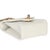 White Lambskin Quilted Chic Pearls Clutch On Chain For Sale In New York - Image 6 of 9