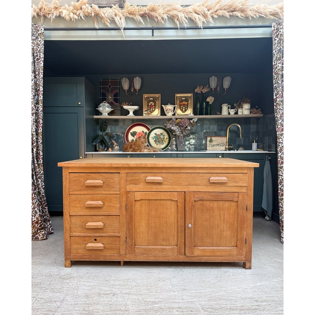 Oak Island Workbench, 1950s For Sale - Image 8 of 18