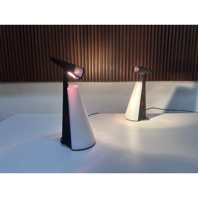 Iota Table Lamps by Hikaru Mori for Nemo, Italy, 1990s, Set of 2 For Sale - Image 14 of 18