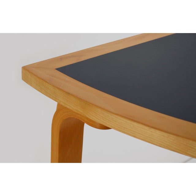 Wood Semicircular Tables by Thygesen & Sørensen for Magnus Olesen, Set of 2 For Sale - Image 7 of 18