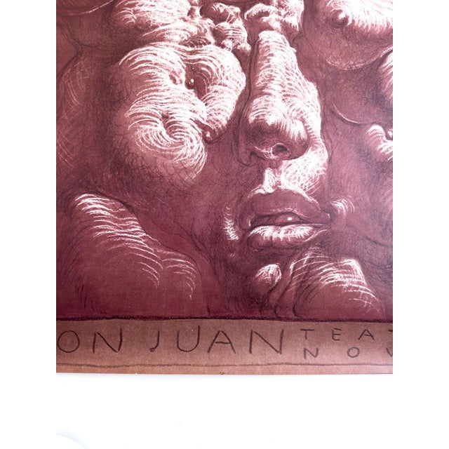 Don Juan Original Theater Poster by Franciszek Starowieyski, 1983 For Sale - Image 3 of 10