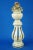 Cream Art Nouveau Ceramic Columns with Miniature Vases and Flowers from Bassano Nove Factory, Italy, Late 19th Century, Set of 2 For Sale - Image 8 of 18