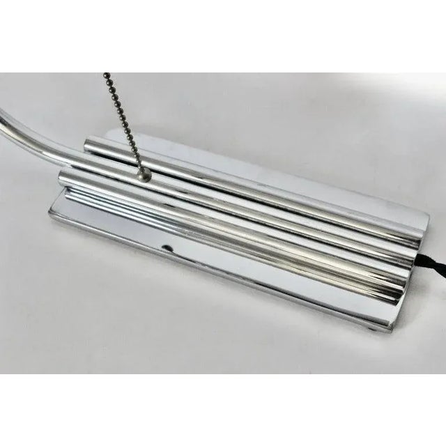 Gilbert Rhode Style Chrome Plated Desk Lamp, 1940s For Sale - Image 11 of 12
