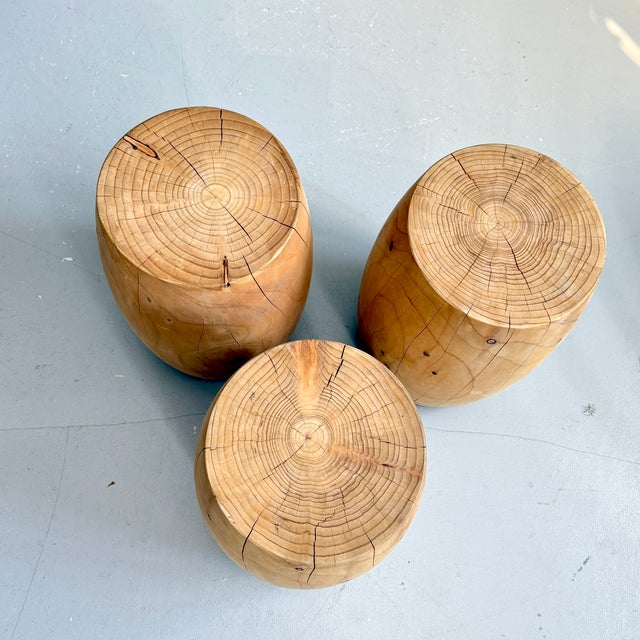 1920s Fiji Stool by Terry Dwan for Riva, 1920, Set of 3 For Sale - Image 5 of 7