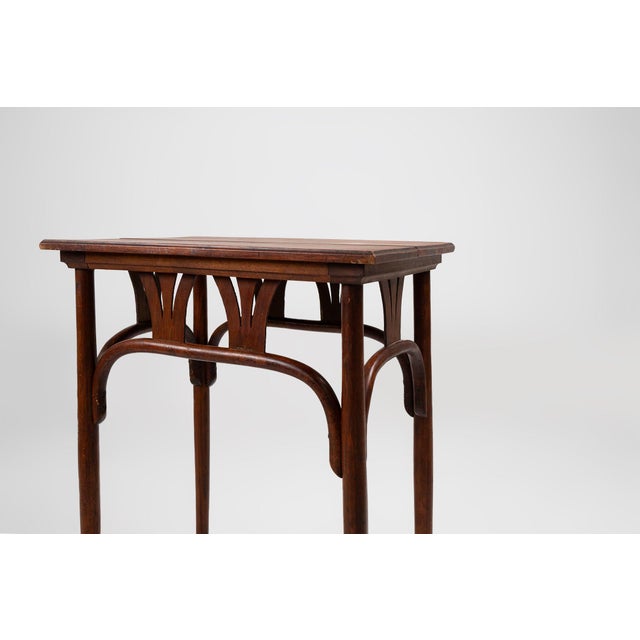 Art Nouveau Side Table in Bentwood by J. & J. Kohn, Austria, 1890s For Sale - Image 4 of 11