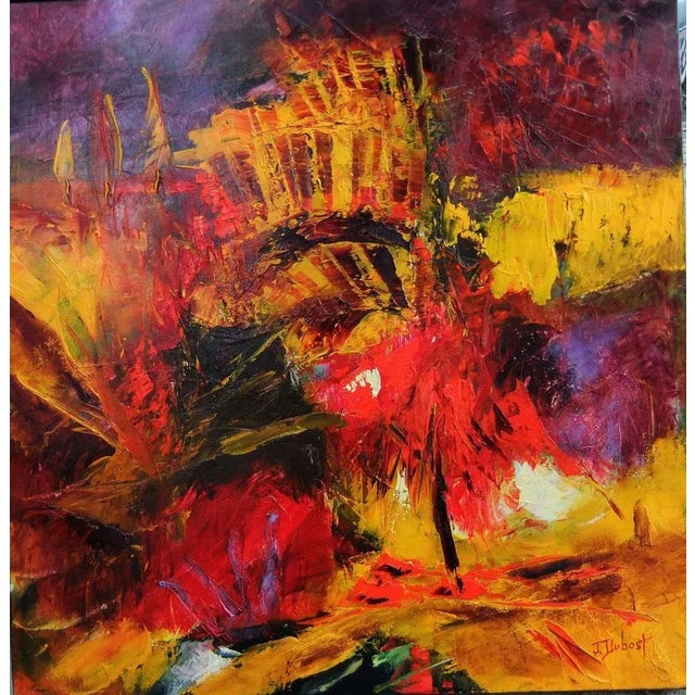 Josette Dubost is a French artist born in 1936 who lives & works in Solliès-Pont, France. This piece is attributed to the...