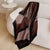 Textile Handwoven Mink Brown Myrtle Drift Merino Throw For Sale - Image 7 of 7