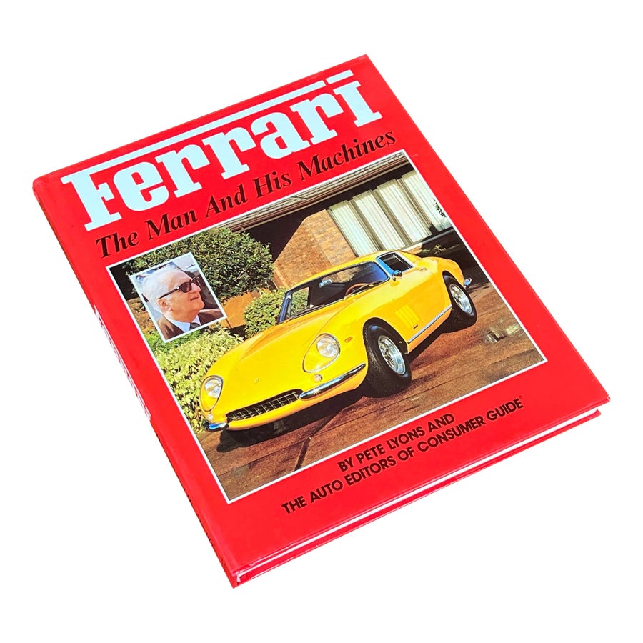 Vintage Ferrari Sports Car Coffee Table Book | Chairish
