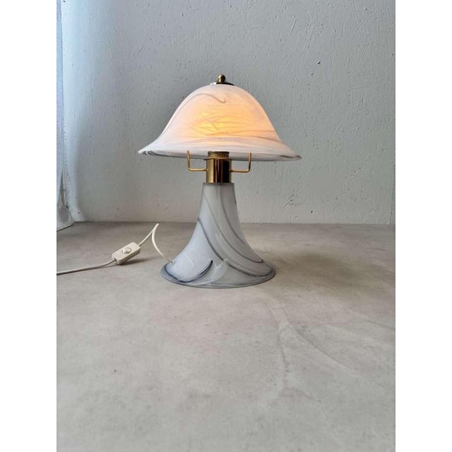 Mid-Century Modern Organic Mushroom Table Lamp from Artistica Lampadari, 1970s For Sale - Image 3 of 9
