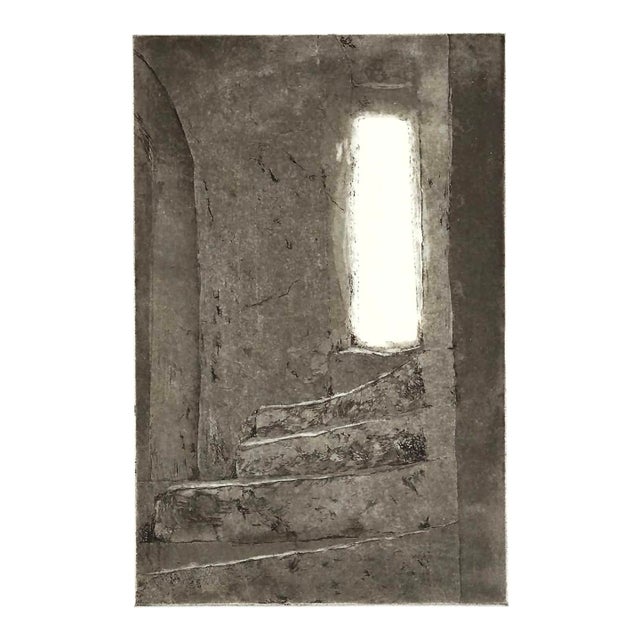 Rosemary Ladd Staircase Etching For Sale