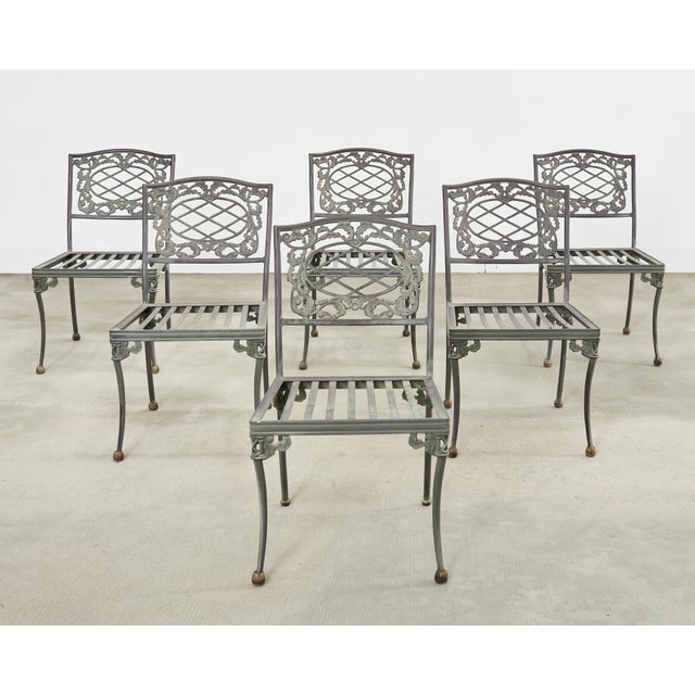 Brown Jordan Elegance Neoclassical Garden Dining Suite For Sale In Sacramento - Image 6 of 12