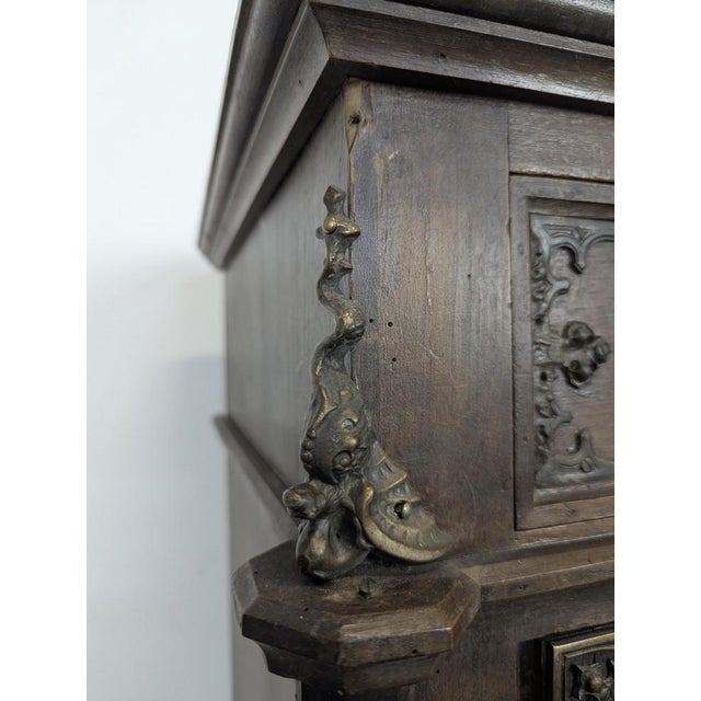 Neo-Gothic Cabinet in Bronze attributed to Mr. Ringell For Sale - Image 14 of 15