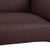 Modern Model 322 2-Seater Sofa in Mocha Brown Vegan Leather from Rolf Benz For Sale - Image 3 of 10