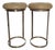 Pair of Midcentury Chrome Stools For Sale