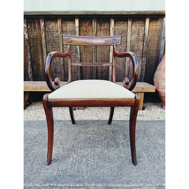 19th Century Mahogany Armchair For Sale - Image 12 of 12