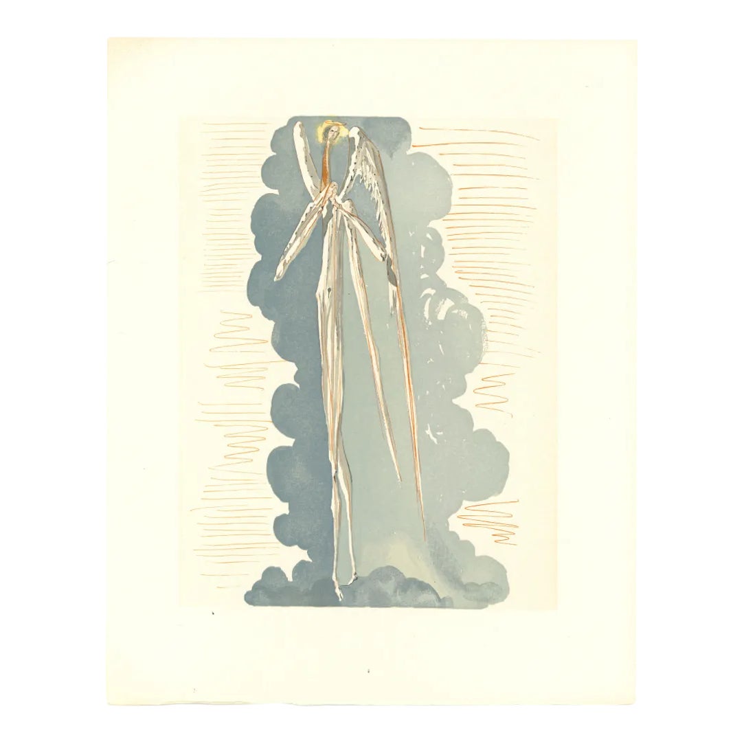 Salvador Dalí­, Divine Impenetrability, Original Woodcut, 1963 | Chairish