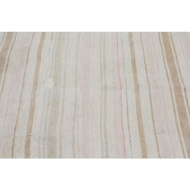 Vintage Turkish Flatweave Hemp Rug, 5'9''x6'9'' For Sale In New York - Image 6 of 6