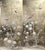 Custom 3-Panel Gold Foil Handpainted Chinoiserie Mural Set For Sale
