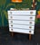 Mid Century Stanley Tallboy W/ Brass Spade Pulls For Sale In Tampa - Image 6 of 14