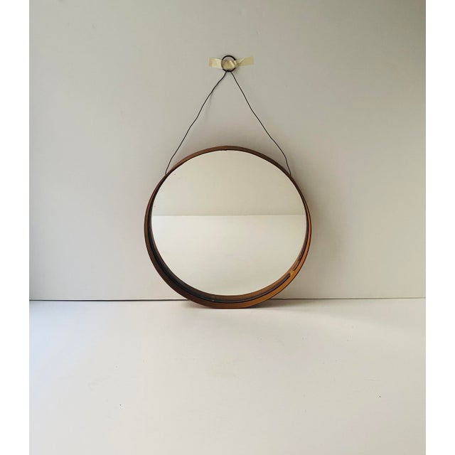 Mid-Century Modern Scandinavian Modern Swedish Mirror by Glas Master, Markaryd, Sweden, Circa 1960s For Sale - Image 3 of 10