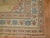 Persian 20th Century Camel Orange Blue Color Persian Open Medallion Room Size Rug - 7'6" x 9'8" For Sale - Image 3 of 6