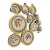 1950s Mid-Century Modern Henriot Quimper Breton Folk Dinnerware Collection - 33 Piece Set For Sale