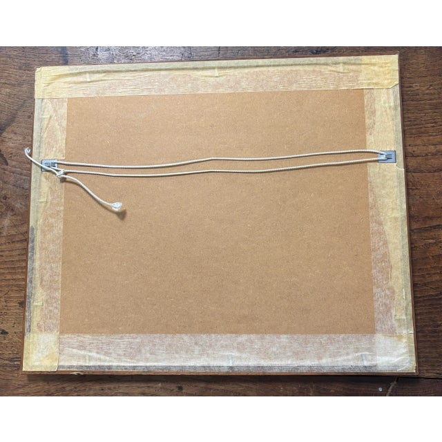 A captivating vintage English landscape watercolor, depicting the romantic ruins of a castle or abbey nestled within a...