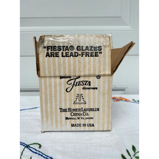 Late 20th Century Fiestaware Chartreuse Pyramid Candlestick For Sale - Image 5 of 6