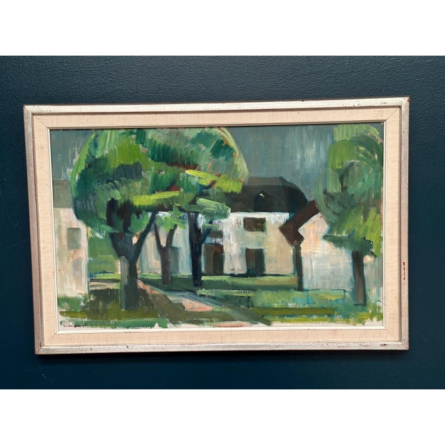 Harry Wichmann, The White House, 1950s, Oil on Canvas, Framed For Sale - Image 18 of 18